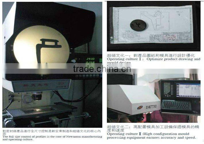 Out-side glass rubber strip profile (EPDM, NBR, CR, SILICONE, PVC, COMPOSITE)