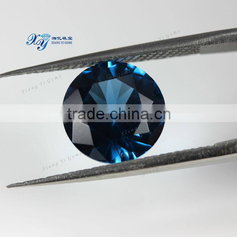 semi precious stone jewellery blue marble stone synthetic spinel