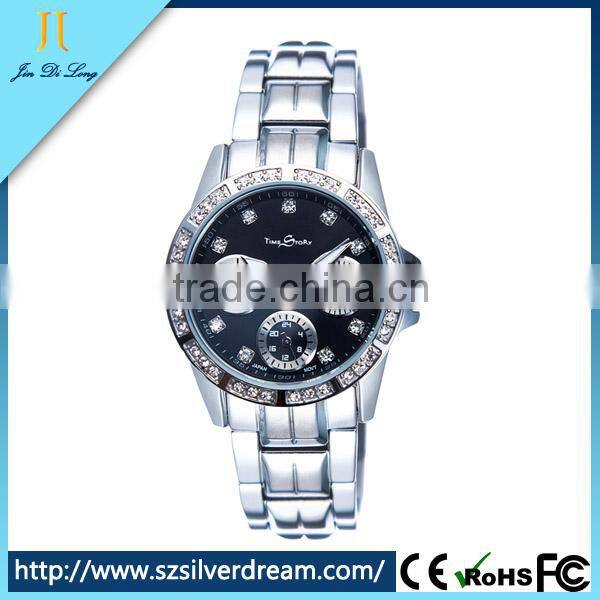 Japan Quartz Movement Stainless Steel Watches Wrist Watch Making Kit