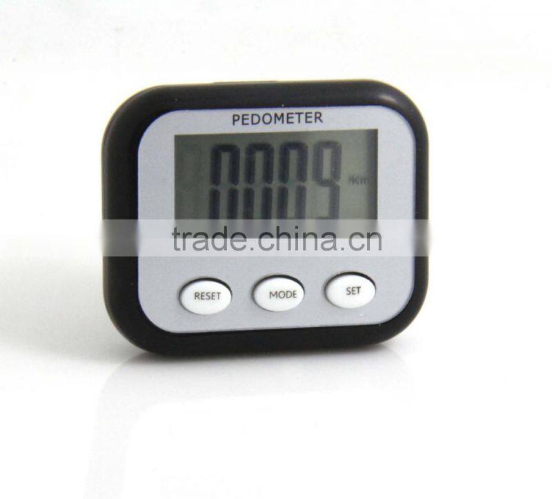 big LCD display screen multifunction pedometer
