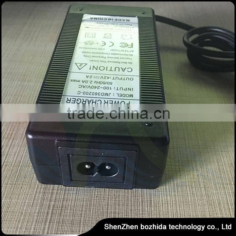 42v Li-ion Battery Charger For Self Balancing Scooter 42v 2a 100v-240v 2 Wheels Electric Hoverboard Parts In Stock