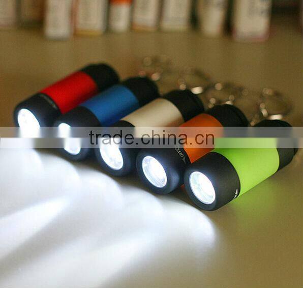 most powerful keychain led flashlight wholesale torch with usb charger