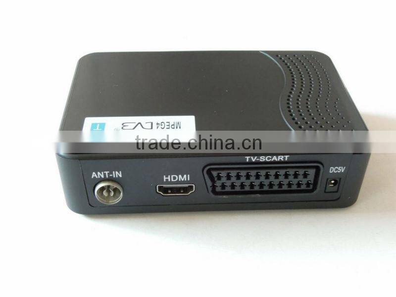 digital receiver set top box mini DVB-T 8606 good quality and factory price support USB
