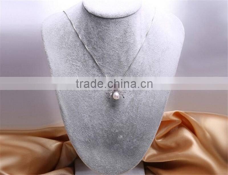 Spider pendants, 100% Natural Pearl Pendant, Swan Natural Freshwater Pearl Silver Women Necklace Pendant
