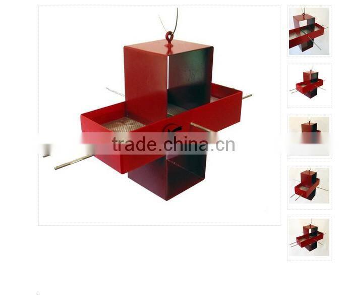 Hot sale hanging garden large metal bird feeder