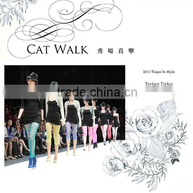 Taiwan Factory Lace Top Silicone Backseam Stockings