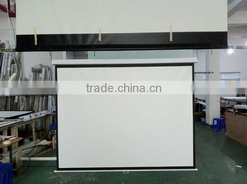 VICTORY Manual Wall mounted matte white screen