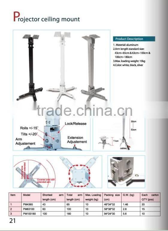 PM4365 projector ceiling mount