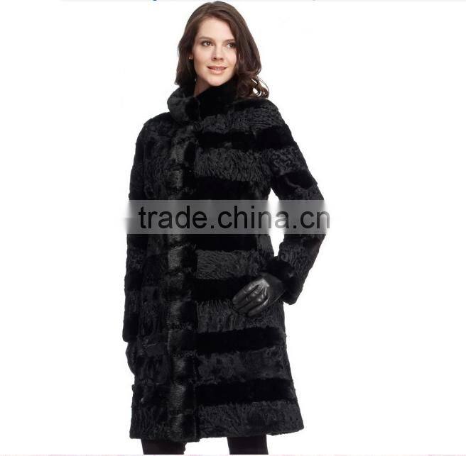 Factory Direct Selling High Quality Sheep Fur Coats For Woman
