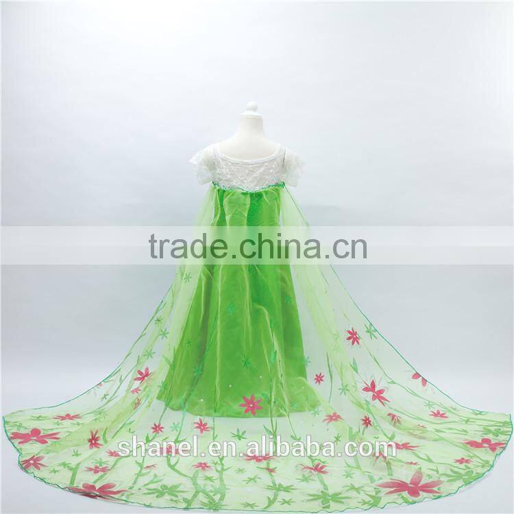 2016 Halloween Popular frozen elsa dress wholesale children girl dress