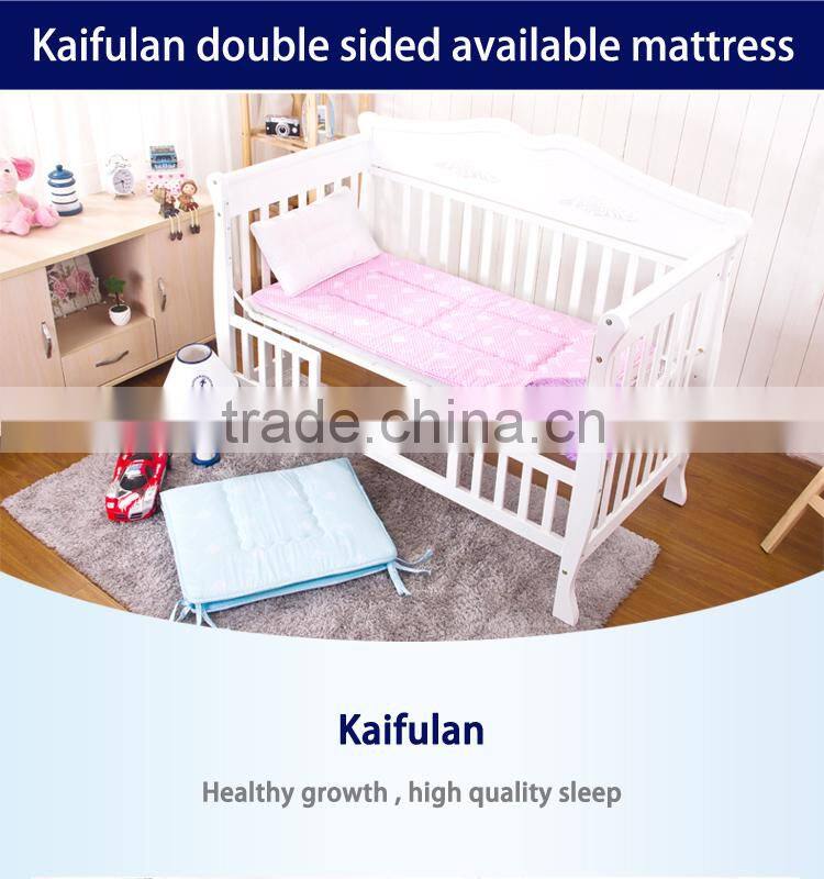 Newborn baby cotton thick bedding mattress baby mat blue color