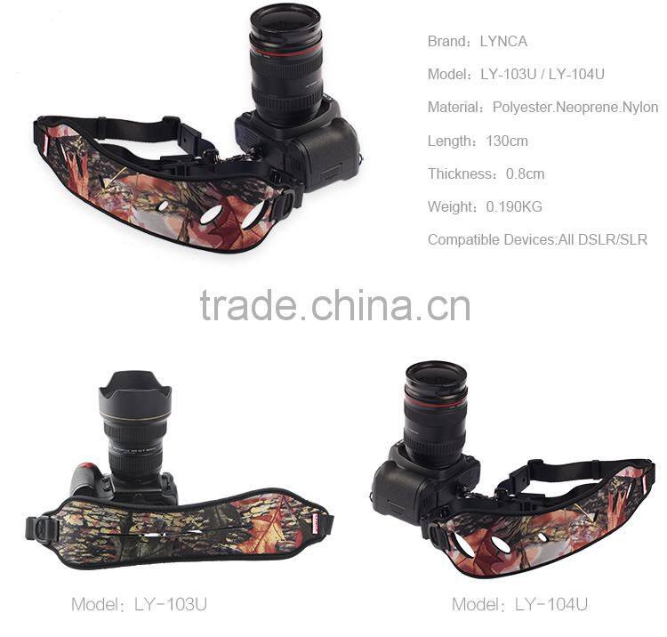 Safe & Fast Quick Rapid Camouflage Camera Single Sling Strap Camera Shoulder Strap