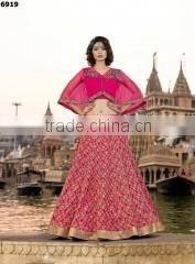 Obligingness Brown Raw Silk Lehenga Choli/indian lehenga online shopping