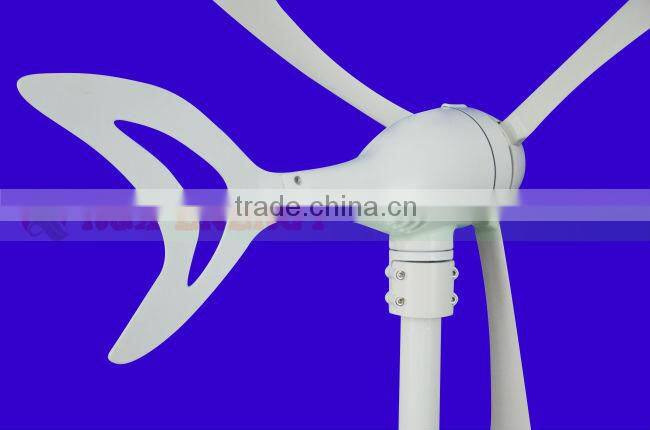 Small wind generator 300W Dolphin. Combine with wind controller and inverter.