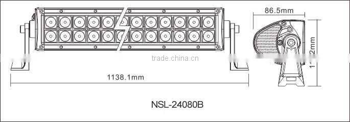 High Quality Car Led Lamp 240W Led Light bar