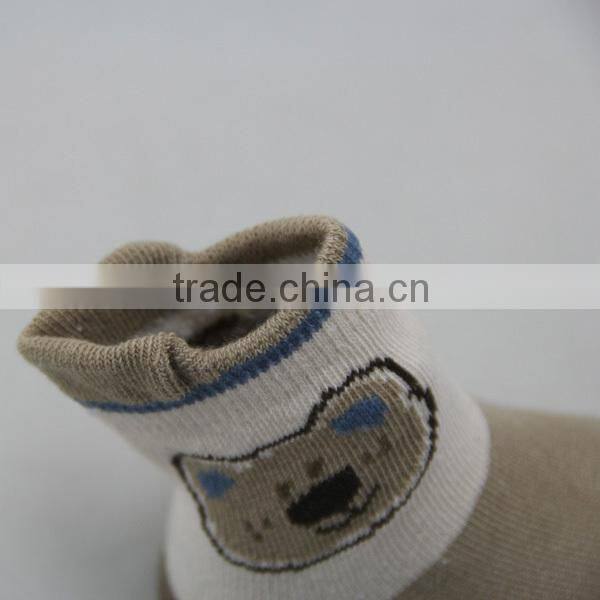 GSB-55 Bulk custom fashion irregular cuff cotton new born baby socks