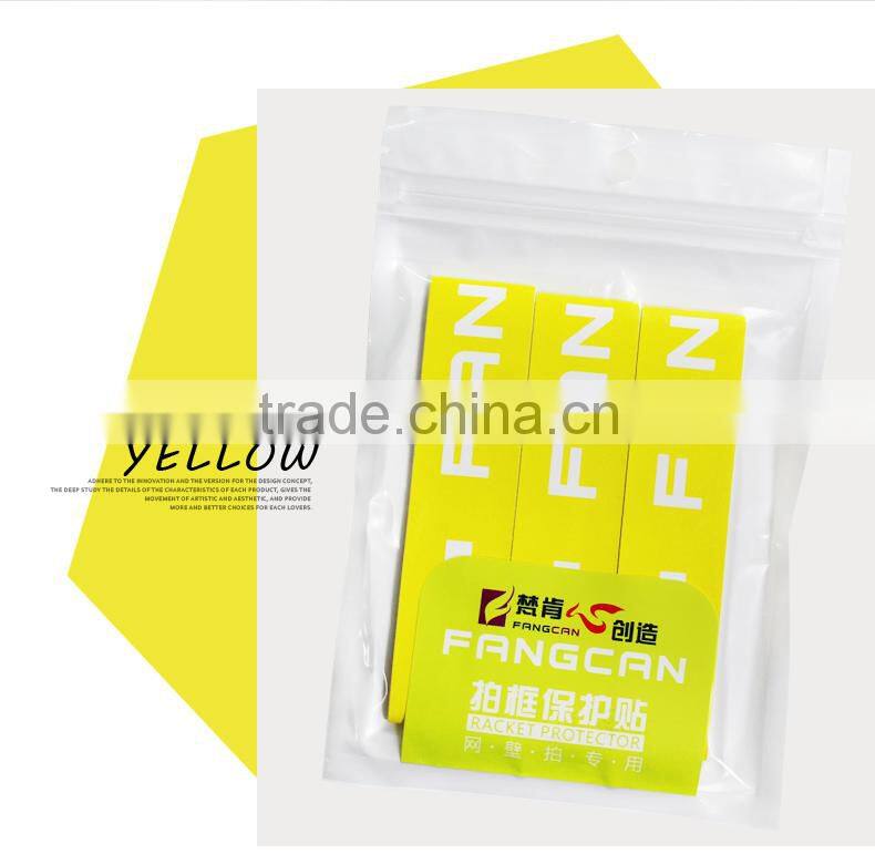 Tennis/badminton racket head tape racket protection racket stickers