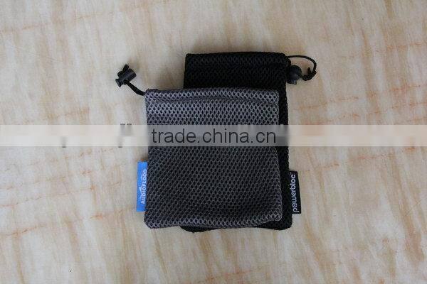 Designer antique golf mesh pouch
