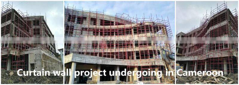 New garden glass fence design frameless pool fencing glass aluminum fence