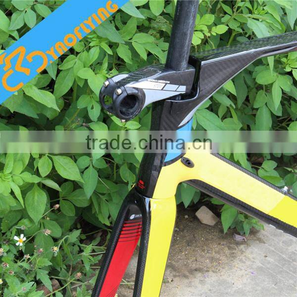 Free Shipping 2015 Newest multi-color carbon fiber road bike frame chinese bicycle frame road carbon frame size XS/S/M/L/XL