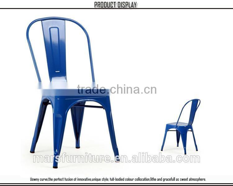 Vintage metal wholeslae stack dining chairs