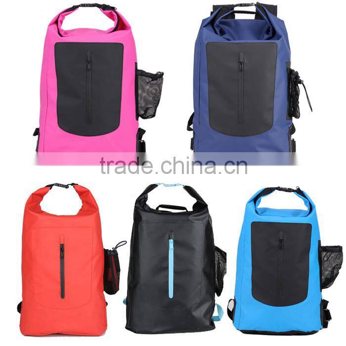 Customized Waterproof Tarpaulin Material PVC Sport Backpack