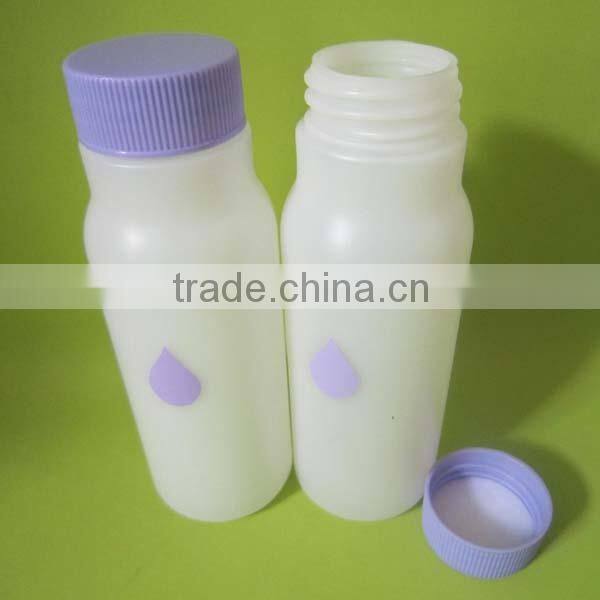 food grade raw material plastic type small milk bottles