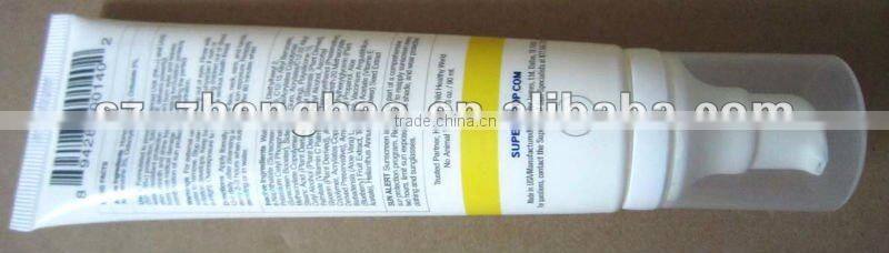 LDPE Cream Plastic Package Tube