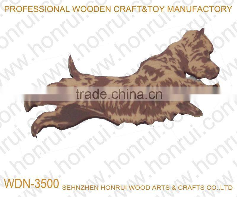 Wooden puzzle,wooden lion modle