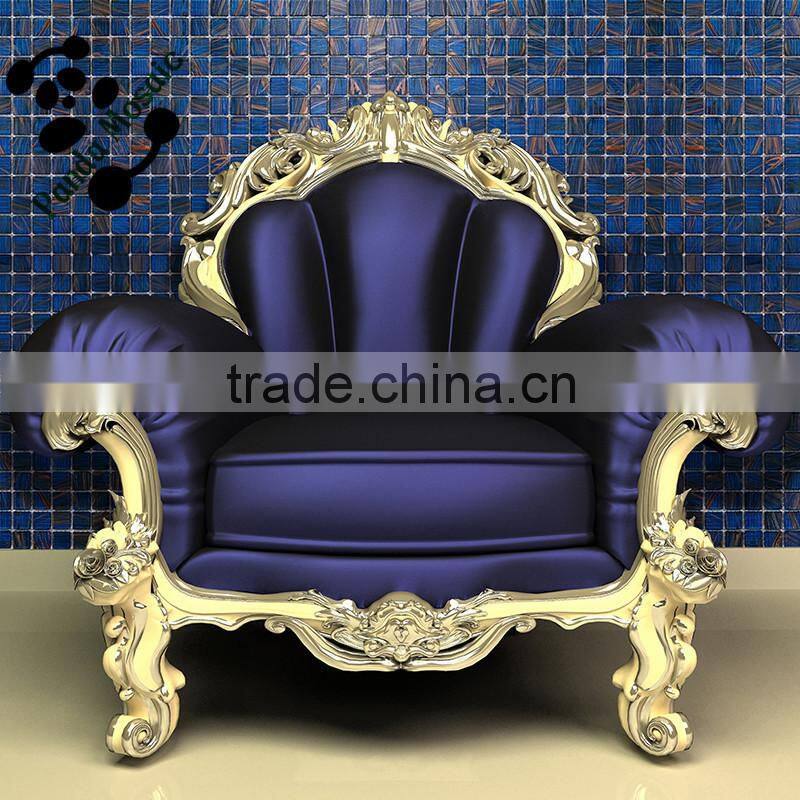 SMH10 Building Materials Mosaic Wholesale Columns Mosaic Goldline Glass Mosaic