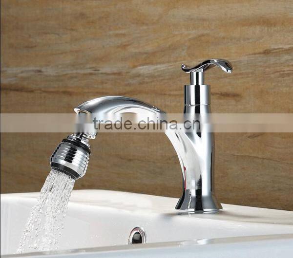360 rotation cold basin mixer, simple design mixer, single handle middle east zinc mixer tap