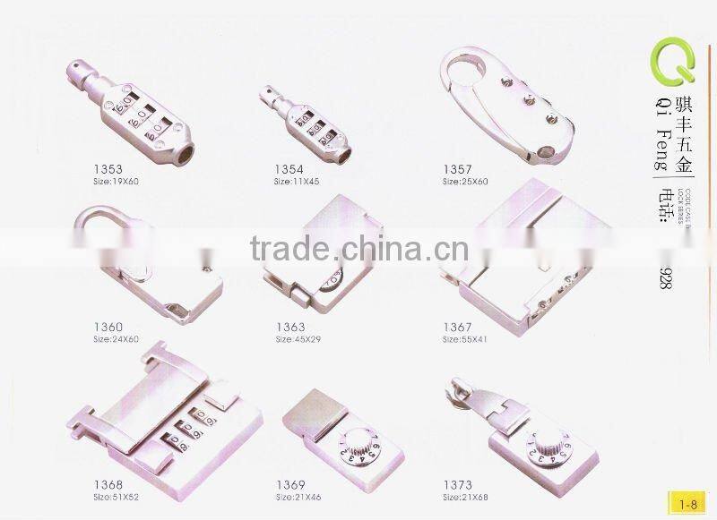 Qifeng new design turn lock,bag accessories