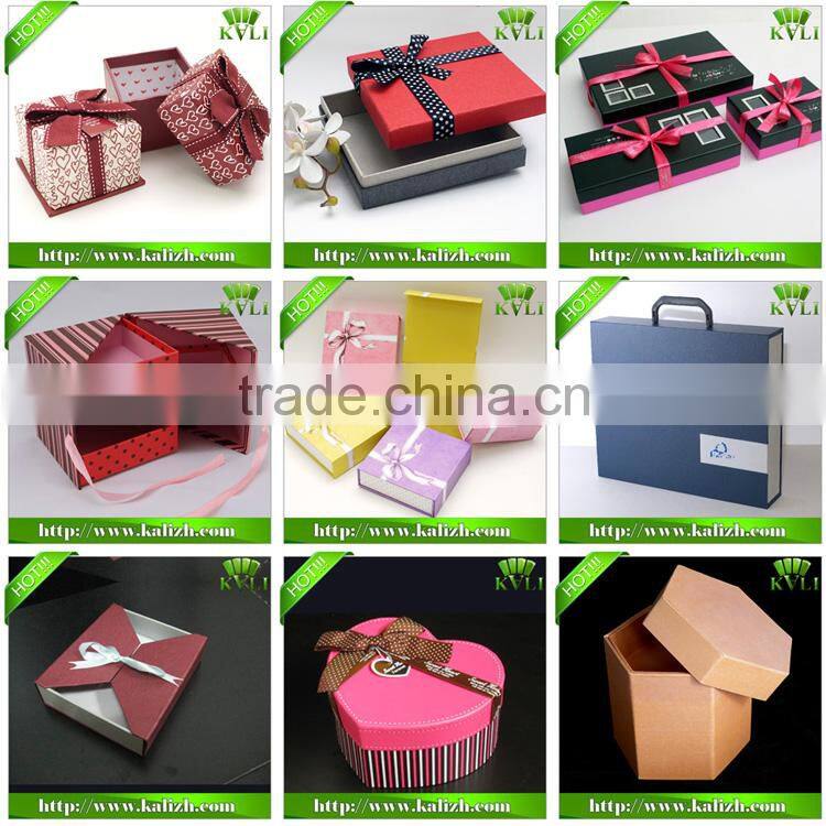 New mold safety eva inlay black cardboard knife packaging box