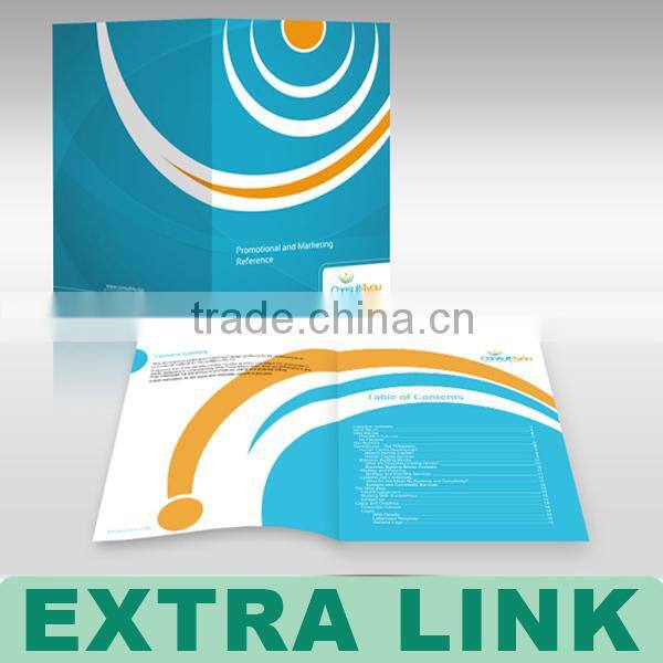 High Quality Fashion a4 a5 Leather Folder Pu Folder Black Brochure Production And Print