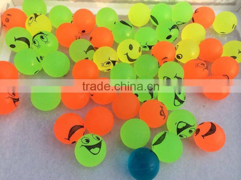 New design water bouncing ball colorful light up bouncing ball rubber bouncing ball