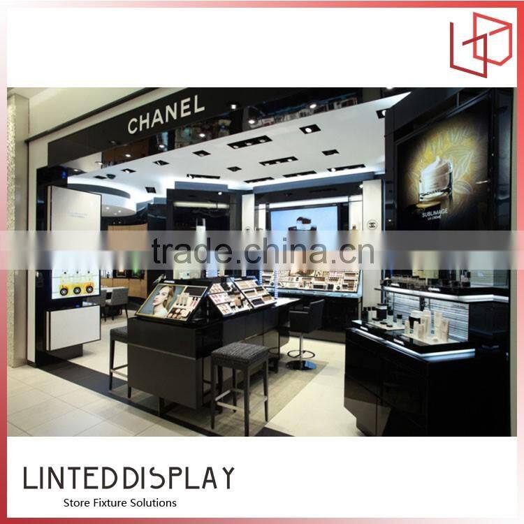 retail metal rack professional makeup mac cosmetic display stand