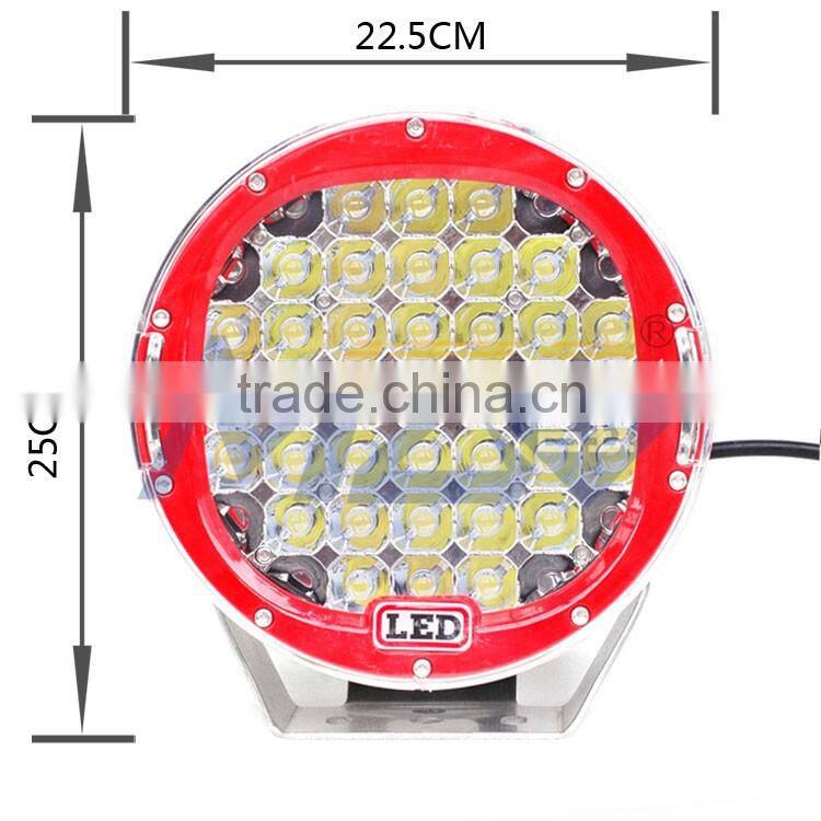 High Power LED Work light 185W CRE E MZ driving lights die cast aluminum housing led offroad light bars SUV ATV car parts lamps