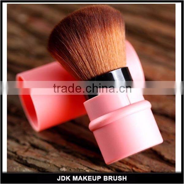 Retractable portable blush brush cosmetic powder brush super soft hair cosmetic tool