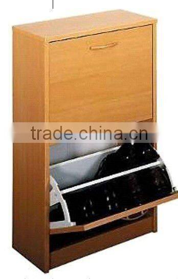 Wooden Shose Shelf Unit Display