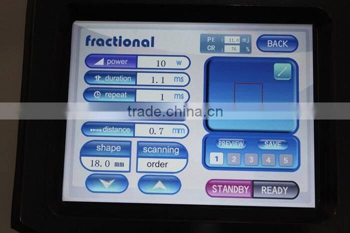 30W RF Mental Tube CO2 Laser Fractional Acne Scar Removal Machine