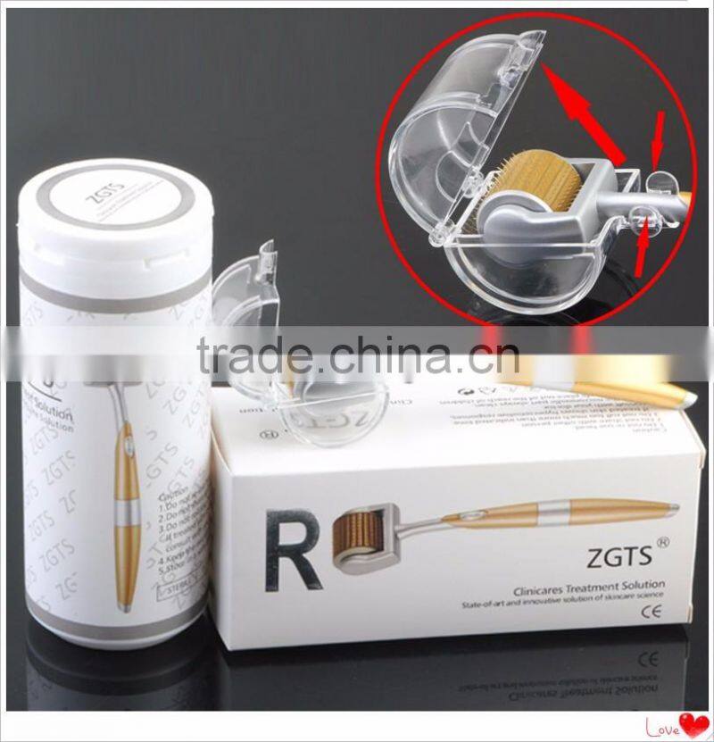 ZGTS derma roller factory supply 192 needles titanium micro dermaroller