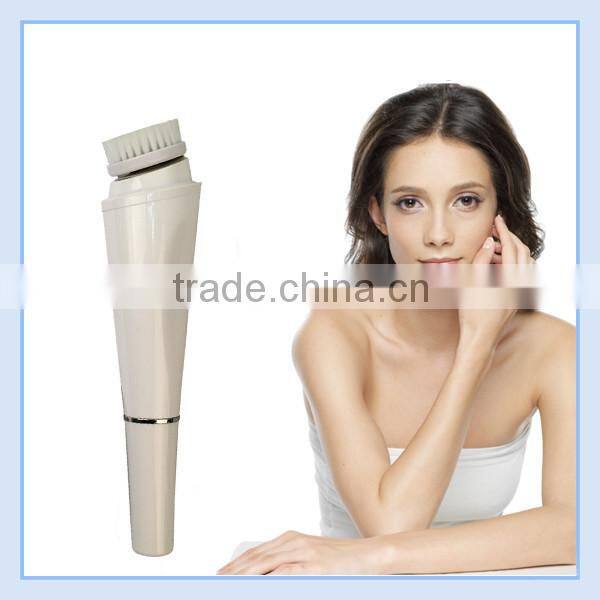 facial care beauty prodcut electric rotating skin facial cleanser, facial skin scrubber using battery -JTLH-1501