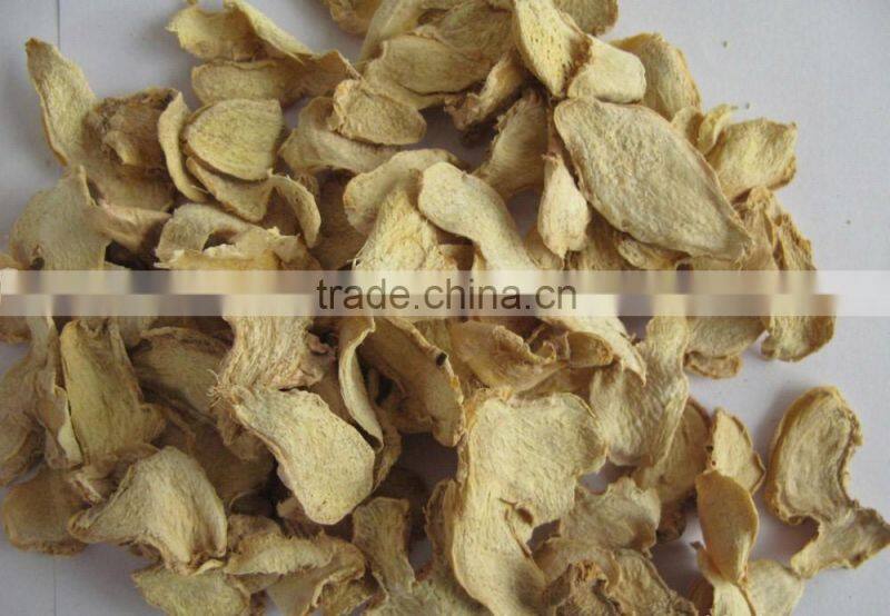 Natural whole dried ginger flakes