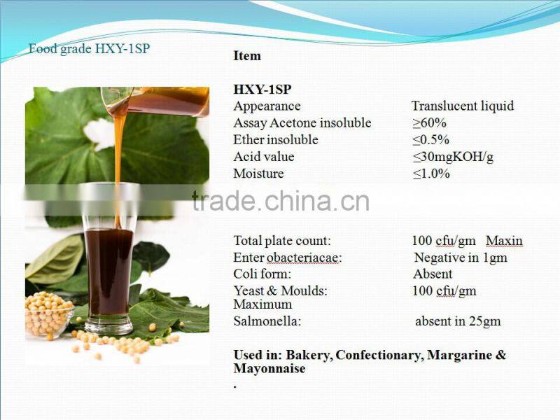 hala food liquid soya/soy lecithin