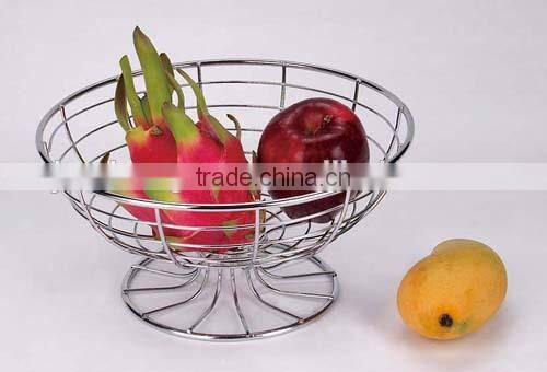 Curved cone-shape fruit basket fruit tray