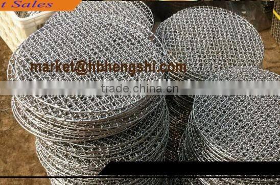 BBQ net grill net Crimped wire mesh with low price