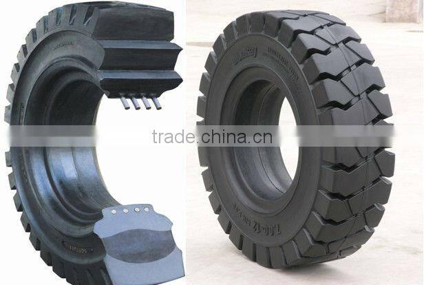 China best price wholesale Truck solid Tire used to sport truck radial new tires 200/50-10/6.50