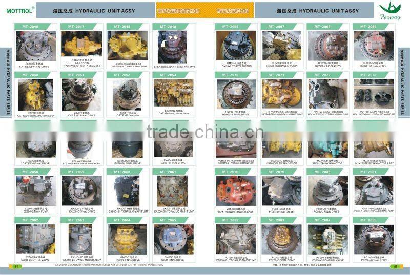 SK330-6E Final drive/ Travel motor assembly, Used