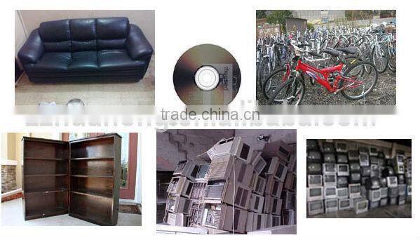 Double shaft shredder for plastic/wood/glass/metal