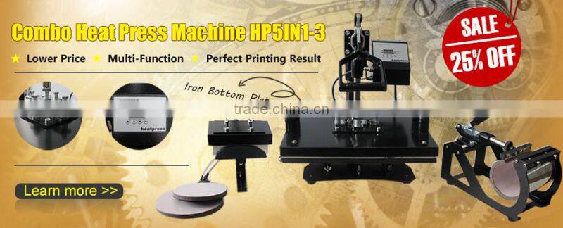 Digital 8IN1 heat transfer printing printer printing press machine for mug shirt plate cap